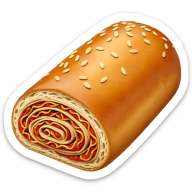 no sesame pepperoni roll sticker