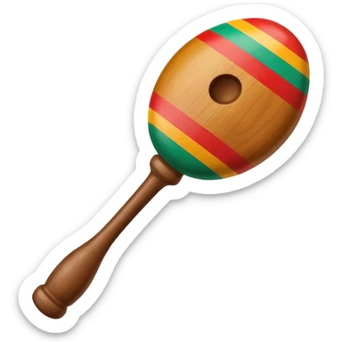 mexican maraca sticker