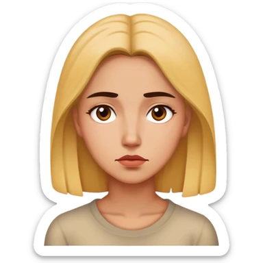 “A woman who is tired of living alone.” sticker