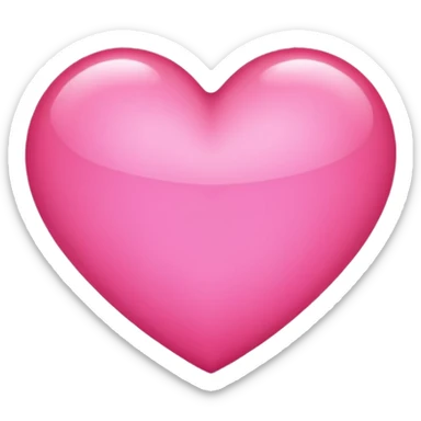 A glowing pink heart. Make it glow like crazy. Very bright and intense. More how sticker