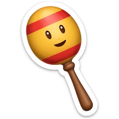 mexican maraca sticker