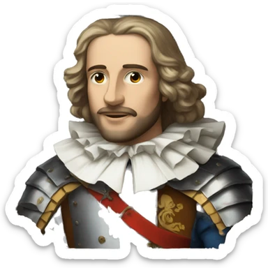 Chevalier templier croix de Jérusalem sticker