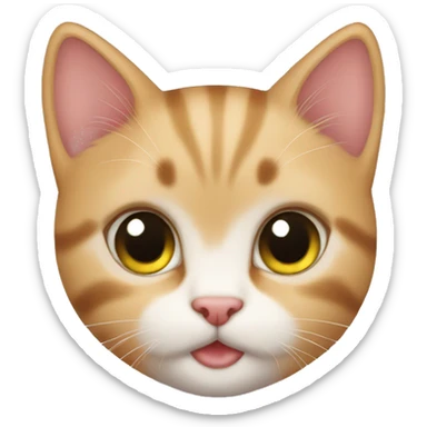 A cutie kitten sticker