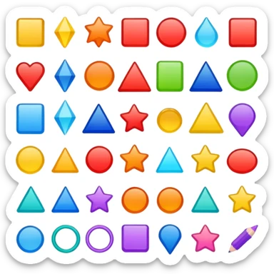 Elements for planner sticker