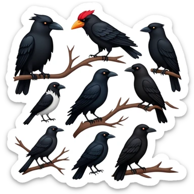 Can U please make a six of crows themed emoji  sticker