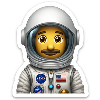 misterios del universo astronauta sticker