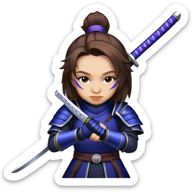 Mystic Samurai sticker