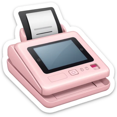 Pale Pink Scanners sticker