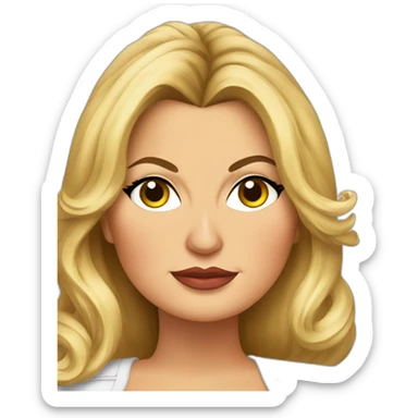 jennifer coolidge doing a side eye sticker