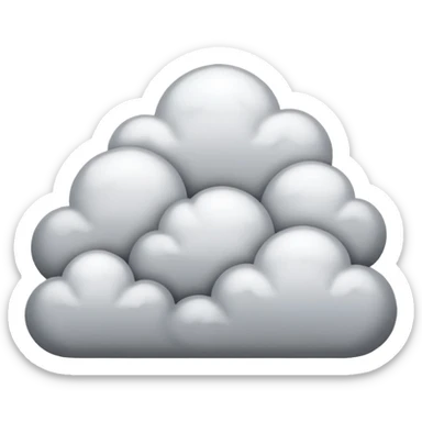snowy weather clouds sticker