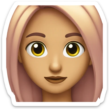 chica ojos verdes sticker