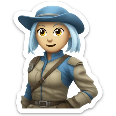 Trixie mattle in combat sticker