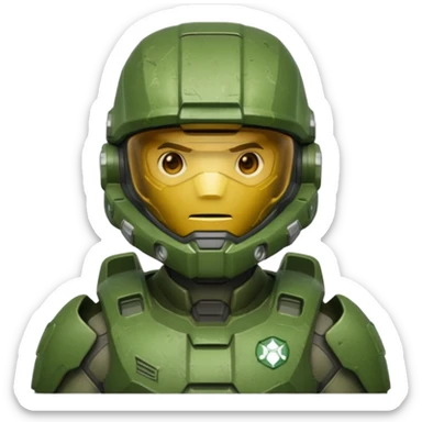 halo master chief sticker