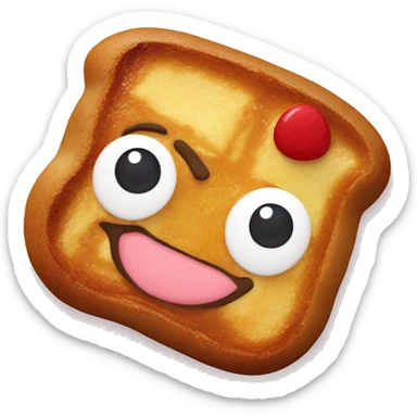 French toast cookie ￼ sticker