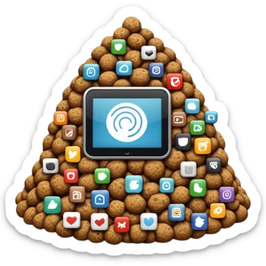 internet of shit, internet of things with a big shit sticker