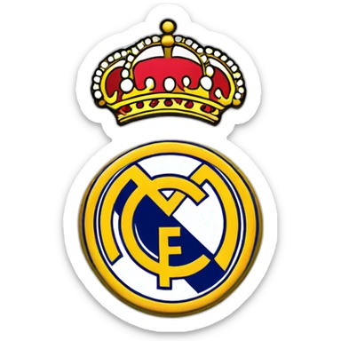 Real Madrid cf escudo  sticker