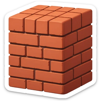 Brick like long structure  sticker