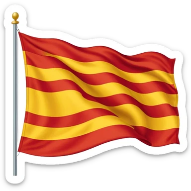 Catalan flag sticker