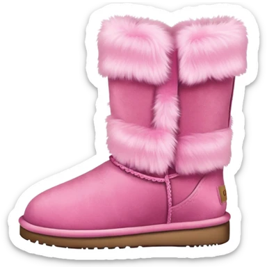 Pink Uggs  sticker
