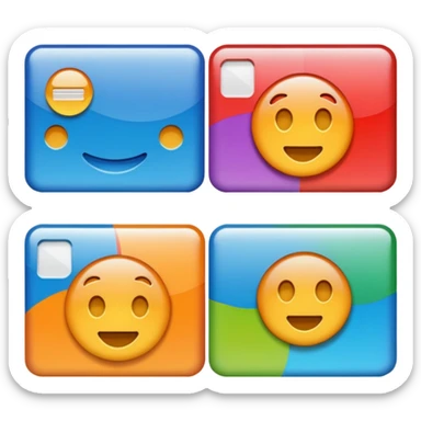 Loyalty card sticker