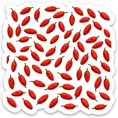 dried goji berries sticker