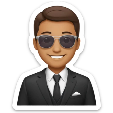 monopoly man with sunglasses sticker