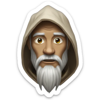 hyperrealist jedi in world of warcraft sticker
