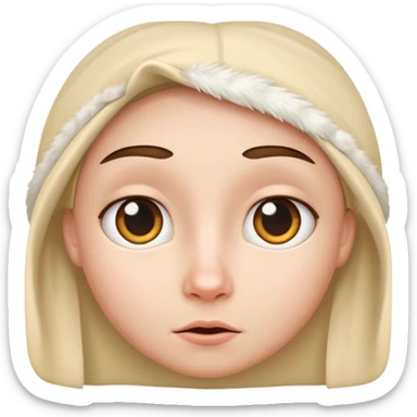 Lappland arknighits character peeking sticker