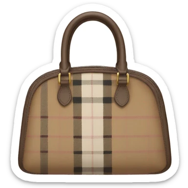 Burberry purse sticker