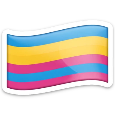 Pansexual flag sticker