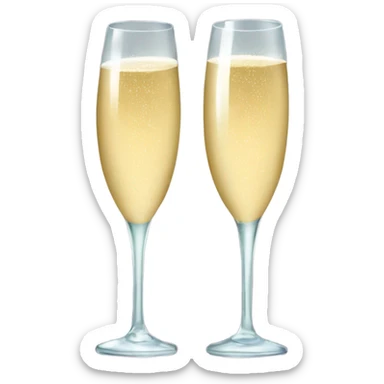 New Years Eve Champagne 2025 Party sticker