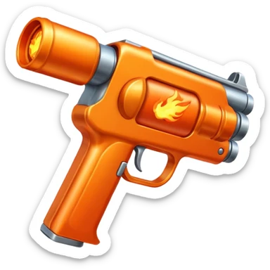 flame gun sticker