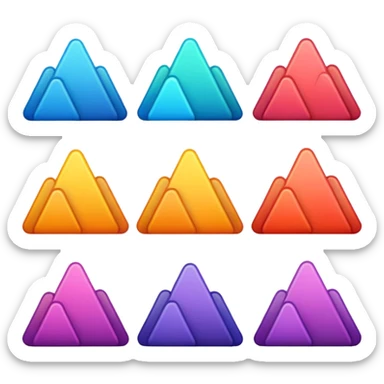 A number that is going up that is a six and a number going down that is a seven sticker