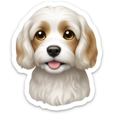 Smooth cavachon light  sticker