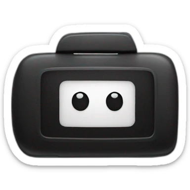 Black cellphone icon sticker