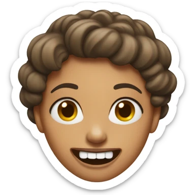 woman with buck teeth sticker