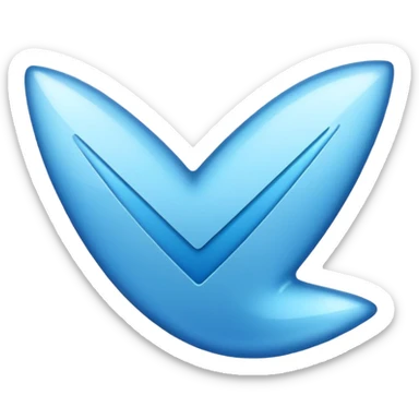 Check verificado de cuenta sticker