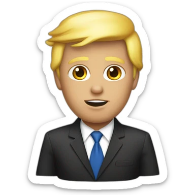 twink trump sticker