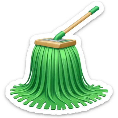 green mop sticker