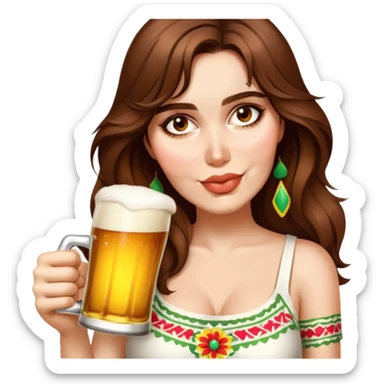 Cerveza Drinker sticker