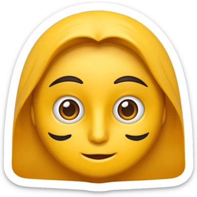 یک ایموجی مرد که با لبخند سرش را بالا و پایین می برد  sticker