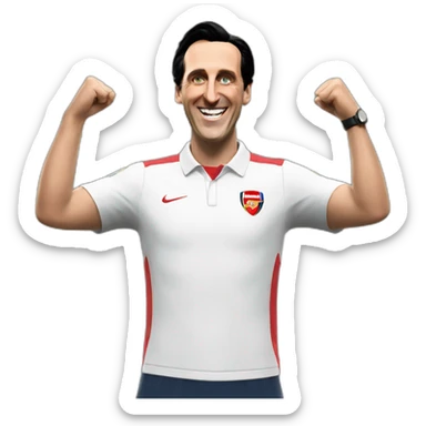 Happy Unai emery sticker