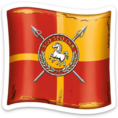 rome flag sticker