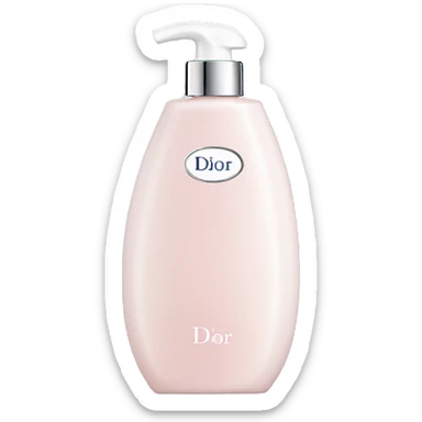 Dior body lotion  sticker