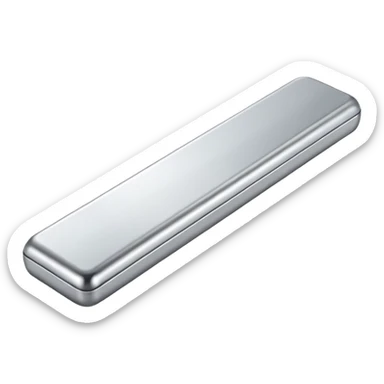 Create a silver bar that is visible in a small navigation bar for my jewellery shop website make it attractive for the navigation bar make it visible properly. Make the gold bar and silver similar or same in style sticker