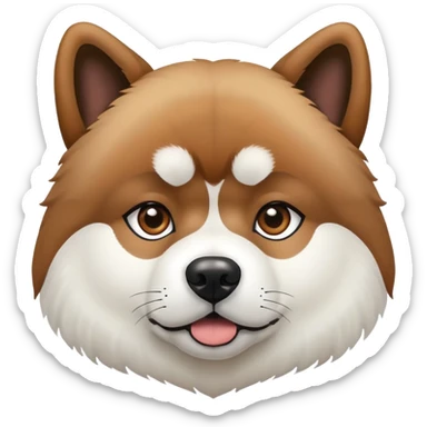 Akita dog sticker