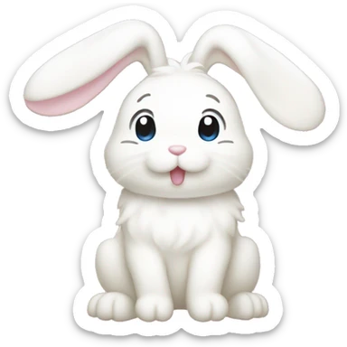 cinnamaroll sanrio white bunny sticker