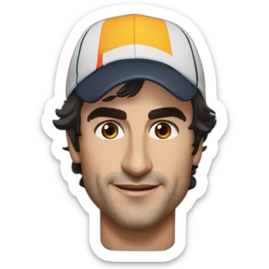 Carlos sainz jr f1 sticker