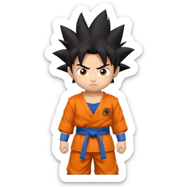 dragon ball kid goku sticker