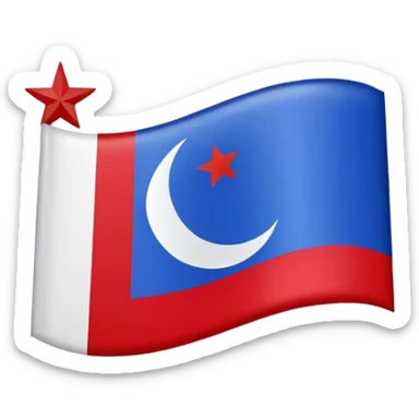 Balochi flag sticker
